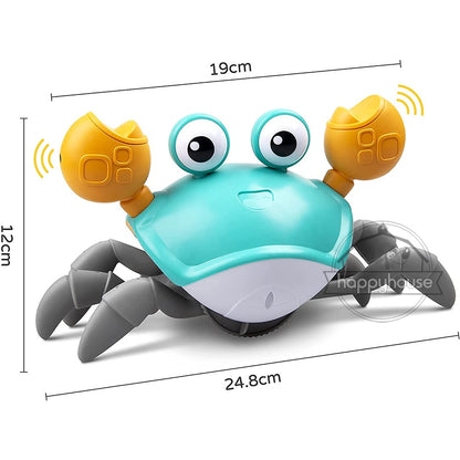 Crawling Crab Baby Toy With Music and LED Light Up