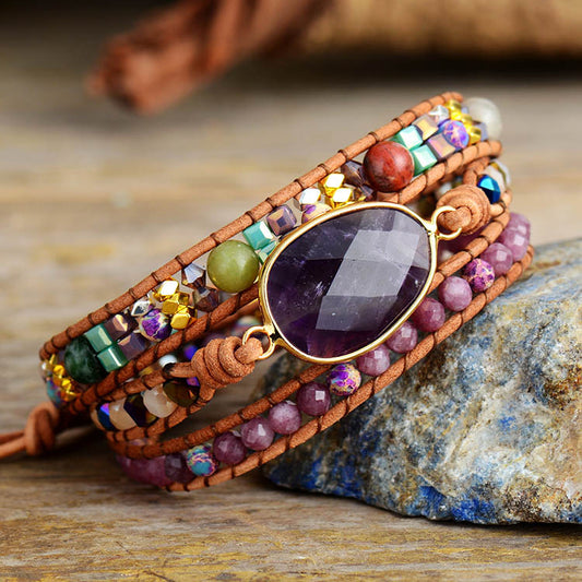 Amethyst Crystal Bracelet