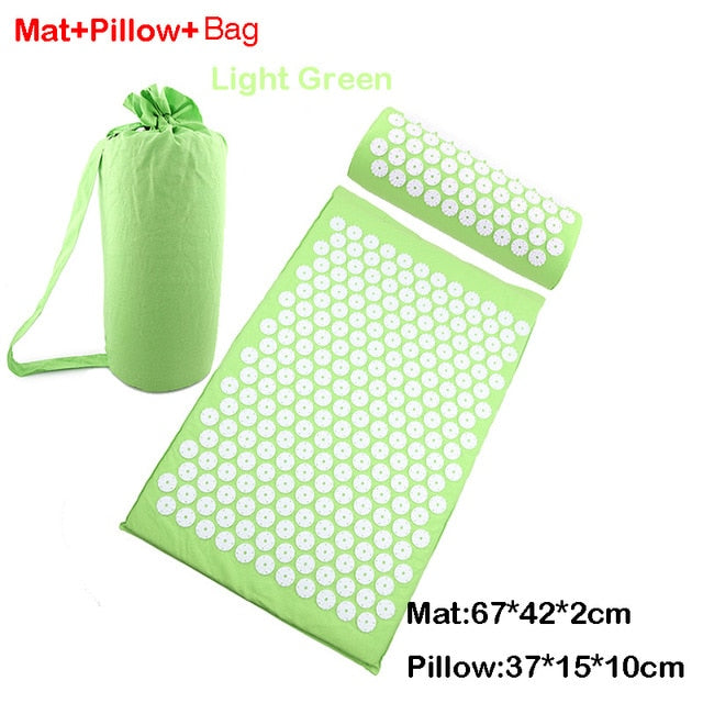 AcuYoga Massage Mat + Pillow