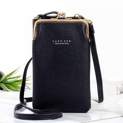 High Style Leather Crossbody Phone Bag