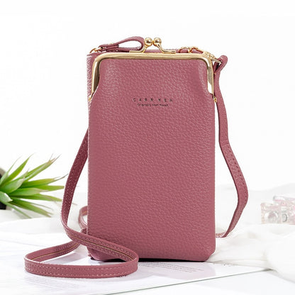 High Style Leather Crossbody Phone Bag