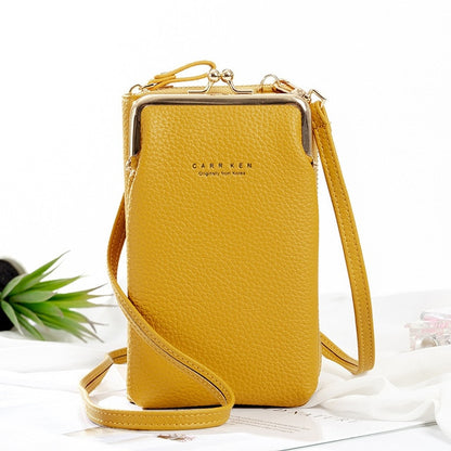 High Style Leather Crossbody Phone Bag