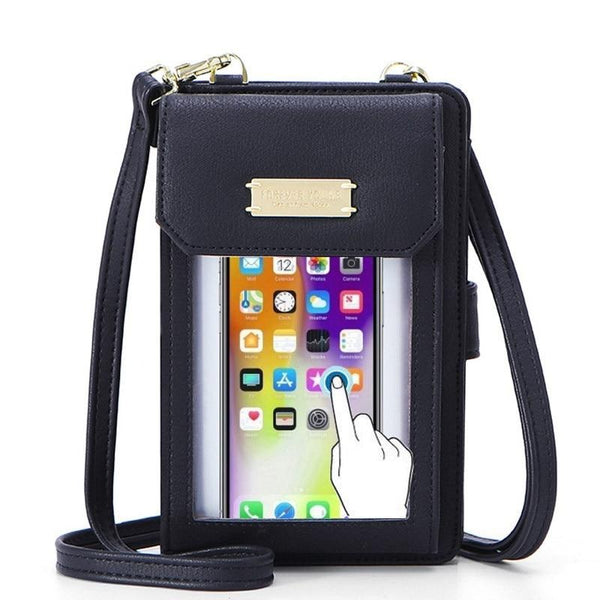 Bag with 2025 phone window