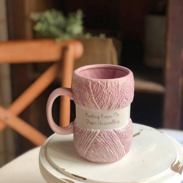 Ball Of Wool Ceramic Mug