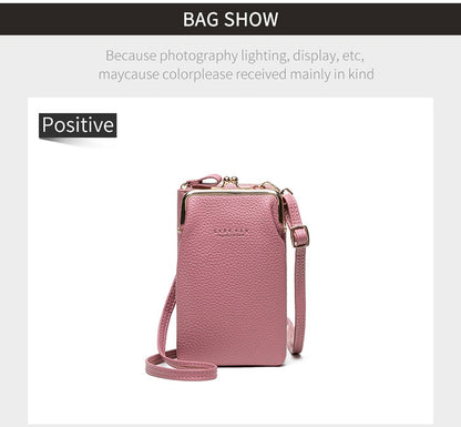 High Style Leather Crossbody Phone Bag