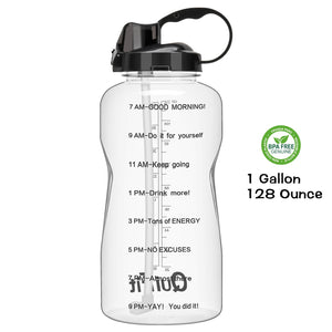 QuiFit Motivational Water Bottle