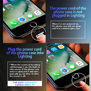 LED Flash Luminous iPhone Case Music & Voice -Activated