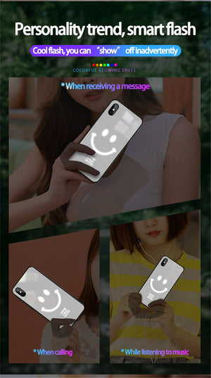 LED Flash Luminous iPhone Case Music & Voice -Activated