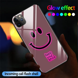 LED Flash Luminous iPhone Case Music & Voice -Activated