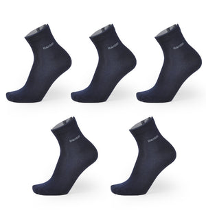 Men Bamboo Fiber Breathable Anti-Bacterial Socks 5 pairs