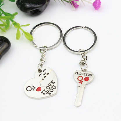 I LOVE YOU Letter Keychain