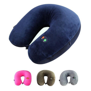 USB Power Massage Neck U Shape Travel Pillow
