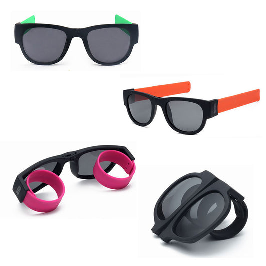 Unisex UV Folding Bracelet Sunglasses