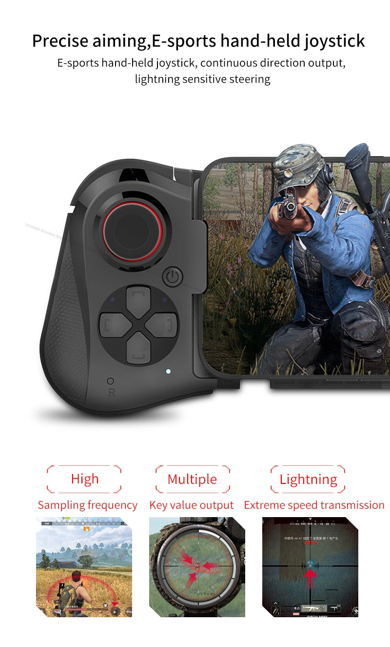 Wireless Bluetooth Gamepad For iPhone & Android Phones