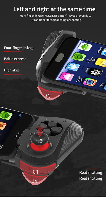 Wireless Bluetooth Gamepad For iPhone & Android Phones