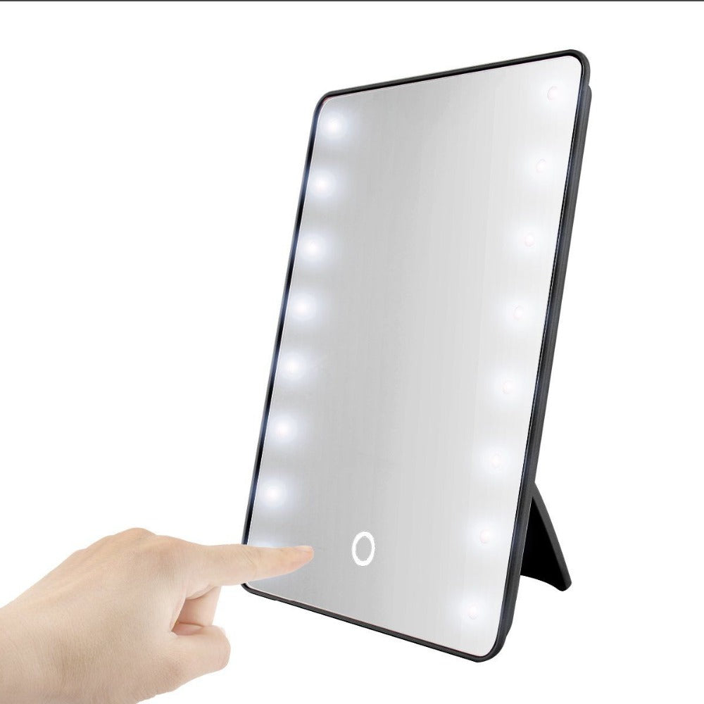 Makeup Mirror with 16 LEDs with Touch Control Dimmer