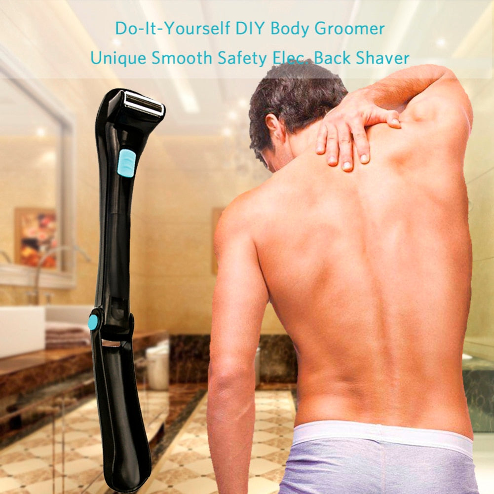 Electric Back Hair Shaver With Long Handle